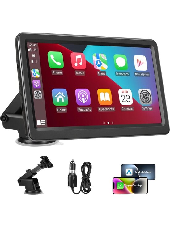 Other - 7" Wireless Carplay & Android Auto Screen, HD Touchscreen, GPS, Bluetooth, Voice